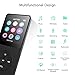 AGPTEK MP3 Player 8GB Bluetooth, Upgraded A02T Sport Music Player with FM Radio, Voice Recorder, Up to 128GB, Black for Kids Adult