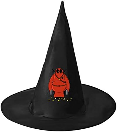 Big Hero 6 Baymax Halloween Cosplay Party Hat Witch Magic Cap (Black)