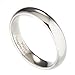 5mm White Tungsten Carbide Polished Classic Wedding Ring