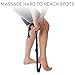 Body Back Buddy Jr - USA Made - Back Massager (Next Gen 2020 Version) Handheld Massage Stick, Trigger Point Massage, Full Body Muscle Pain Relief (Black Marbled)