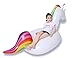 Jasonwell Big Inflatable Unicorn Pool Float Floatie Ride On with Rapid Valves Large Rideable Blow Up Summer Outdoor Swimming Pool Party Lounge Raft Decorations Toys for Kids 79 Inches