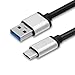 PECHAM USB Type C Cable USB C to USB A Braided Data Cable 3.3Ft [1M] with Reversible Connector for New MacBook 12 inch, ChromeBook Pixel, Nokia N1 Tablet, Asus Zen AiO and Other Type-C Devices