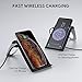 AUKEY Wireless Charger Stand, Qi Wireless Fast Charging Stand with 10W, 7.5W & 5W Output Levels, Compatible with iPhone 11/11 Pro/Max/X/XS/XR/8/8 Plus,Samsung Galaxy S9+ and More