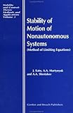 Stability of Motion of Nonautonomous Systems (Methods of Limiting Equations), Kato, Junji and Martynyuk, A. A., 2884490353