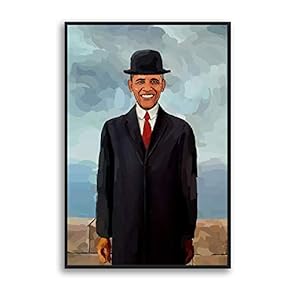 Framed Home Artwork Famous Person Portrait for Living Room Bedroom