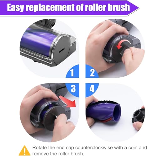Replacement Quick Release Head Compatible with Dyson Vacuum Cleaner V7 V8 V10 V11 V15 for Dyson SV10 SV11 SV12 SV14 Hardwood Floor Replacement Parts