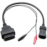 Goliton OBD OBD2 16 Pin Connector Diagnostic Adapter for Fiat 3 Pin