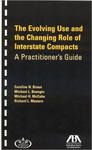 Amazon.com: The Evolving Use And Changing Role Of Interstate Compacts: A  Practitioner�s Guide: 9781590316436: Caroline N. Broun, Michael L. Buenger,  Michael H. Mccabe, Richard L. Masters: Books Amazon.com: The Evolving Use And Changing Role Of Interstate Compacts: A  Practitioner�s Guide: 9781590316436: Caroline N. Broun, Michael L. Buenger,  Michael H. Mccabe, Richard L. Masters: Books