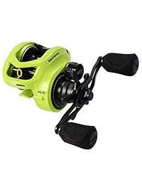 KastKing Bassinator Elite   Carrete de pesca para cebo, marco de aluminio, 10 + 1 SS BB, frenos centrífugos, arrastre de carbono de 10.1 lbs, diseño de ala de columpio