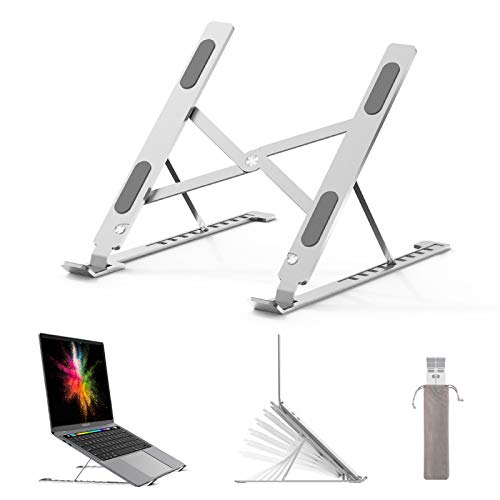 cshare Adjustable Laptop Stand for Desk, Portable Computer Stand for Laptop Riser Mount Compatible with MacBook Pro Mac Air Chromebook Dell HP 7-17 Inch Notebook Stands Holder