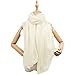 Faskelin Soft Lightweight Sheer Scarf - Long and Large Solid Color Scarfs for Women and Girls