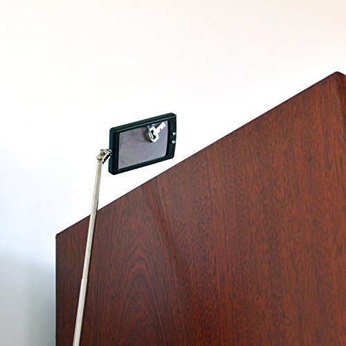 7TECH Lighted Telescoping Inspection Mirror LED Lighted Inspection Mirror, 360 Degree Swivel