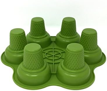 Food Grade Silicone Ice Cream Cone Mold for Baking Cakes and Cupcakes, Soap and Candle Making, Muffin Cup Pan Liner, Candy and Jello Form, or Art and Craft Projects