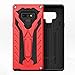 ZIZO Static Series for Samsung Galaxy Note 9 Case Military Grade Drop Tested with Built in Kickstand RED Black