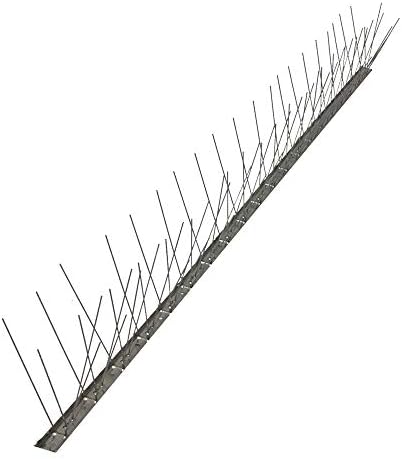 Einside Bird Spikes Total Stainless Steel Base Flexible, Covers 82 feet