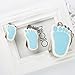 Foot Cookie Cutter for Baby Girl Boy Shower , Footprint, Party Favors Set of 3 (Foot)