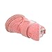 4Pcs Lovely Warm Adjustable Pet Dog Puppy Winter Cotton Anti-slip Snow Cozy Shoes Boots (Pink, Small)