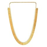 YouBella Jewellery Bollywood Ethnic Gold Plated Traditional Indian Necklace Chain for Women and Girls