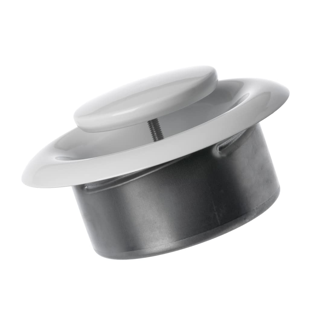 Ø 100mm / 4'' Adjustable Diffuser - Air Exhaust Valve - Ventilation Ducting Cover - Metal - White