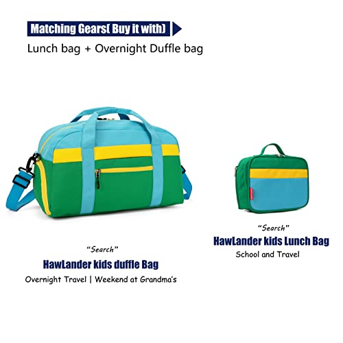 HawLander Preschool Kids Backpack, 12 inch Toddler Backpacks for Boys