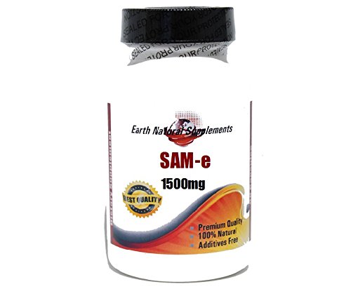 SAM-e 1500mg * 180 Capsules 100% Natural - by EarhNaturalSupplements