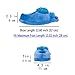 Bluestar Novelty Furry Monster Adventure Slippers for Adults Men Women,Cool House Slippers Comfortable Indoor Shoes (Blue)