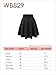 MBJ WB829 Womens Flirty Flare Skirt XL Black