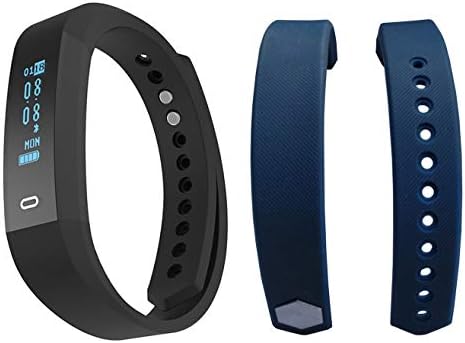 Revivefit Leap Fitness Smart Band with Blood Pressure Measurement, Heart Rate Sensor, Calorie Counter, Pedometer compatible with all device
