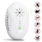 Ultrasonic Pest Repeller, Caffox [2018 Upgrade Version] Electronic Pest Control Repeller Plug In - Best Pest Warrior Pest Reject for Mice, Cockroaches, Spiders, Bug, Mosquitoes, Ants and other Rodents