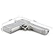 CHUYI 8GB Pen Drive Gun Shape USB 2.0 Flash Drive Metal Memory Stick (Silver)