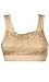 New Milana Bra by Genie As Seen On TV Seamless Lace Bra (Beige 1X) Soft Lace Wire Free Cami Bra.