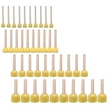 BCP 40-Pieces Assorted Size Round Sponges Brush Set, Paint Tools For Kids