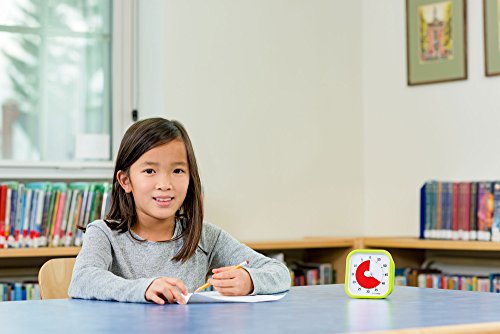 Time Timer MOD (Lime Green), 60 minute Visual Analog Timer, Optional Alert (On / Off), No Loud Ticking; Time Management Tool