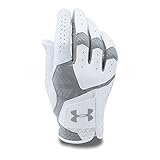 Under Armour Men's CoolSwitch Golf Glove, White/Steel, Left Medium/Large