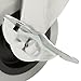Shepherd Hardware Heavy Duty TPR Rubber Caster Wheel with Swiveling Threaded Stem w/ Brake-3-Inch-110 lb. Load Capacity-Non-Marking for use in Hospitals,Food Service,& Other Institutional Applications