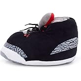 EXIGENT Extra Bottom Cushion Sneaker Slippers Kicks Shoes Adult | Men and Women | One Size Fits Most Christmas Summer Black