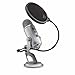 Blue Microphones Yeti USB Microphone with Full-Sized Headphones and Pop Filter for Yeti Microphone (Space Grey Monotone)