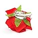 Frcolor Artificial Big Rose Flower Hairpin Hair Clips Flower Brooch for Women Party (Dull Red)