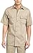 Carhartt Men's Big & Tall Twill Short Sleeve Work Shirt Button Front,Khaki,XXX-Large