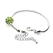 BSI - Pack of 5 Pcs Silver Plated Snake Chain Fits Pandora Chamilia Troll Biagi Beads, 5 Pcs Silver Plated Brass Charm Bracelet Chains w/Screw End (8 Inches)