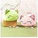 FuRyu Nemuneko Cute and Fluffy Cat Plush 15‘’ with Sakura ~ Large Pink Cat Kitty Neko Plush
