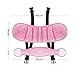 Nuolate2019 Toddler Car Seat Head Support Child Safety Car Seat Neck Relief Holder Baby Sleep Aid Strap Kids Gift (Pink) (CAR-90SEAT)