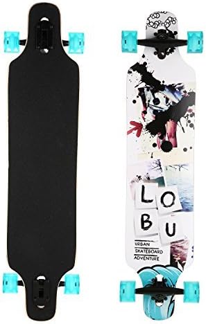 Oldhorse Longboard Cruiser Complete Board 103 x 22 cm Boys and Girls Drop Down Street Maple (Bearings)