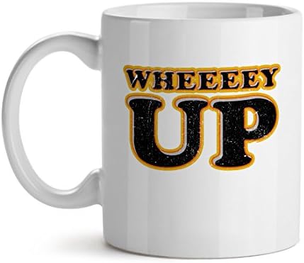 Wheeeeyy - Mad Over Mugs - Inspirational Unique Popular Office Tea Coffee Mug Gift 11OZ