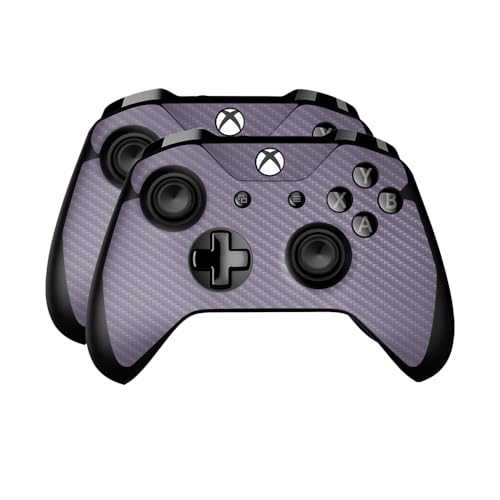 Carbon Fiber Skin Compatible with Microsoft Xbox One Controller (2 Pack) - Soli…