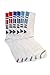 FILA 6PK MENS ATHLETIC SOCKS
