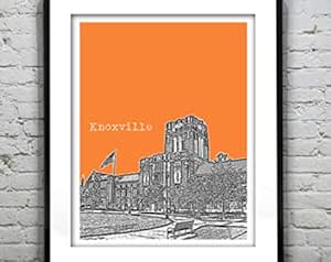 Azsteel Knoxville Póster Art Tennessee TN versión 1 | Cartel sin marco