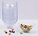 zappy 50 Mini Party Bowls - Clear, Disposable, 2 oz / Cup each, Oval & Elegant - Dessert, Appetizer, Mousse & More