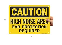 SmartSign - S-1106-AL-14 “Caution - High Noise