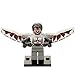 LipstickIndy® 1PIECE 2016 Brand New Falcon Minifigure Superhero Action Figure with weapons